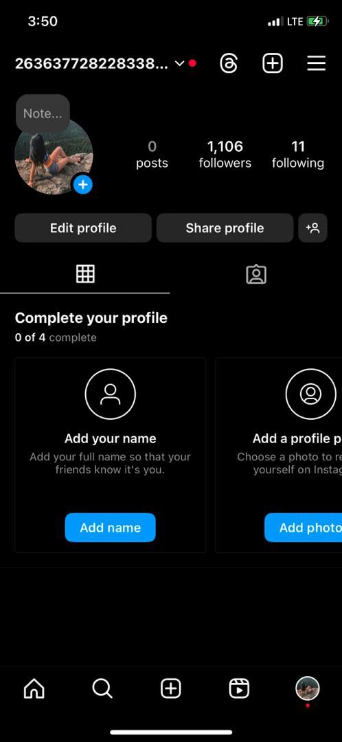 Instagram 1k followers