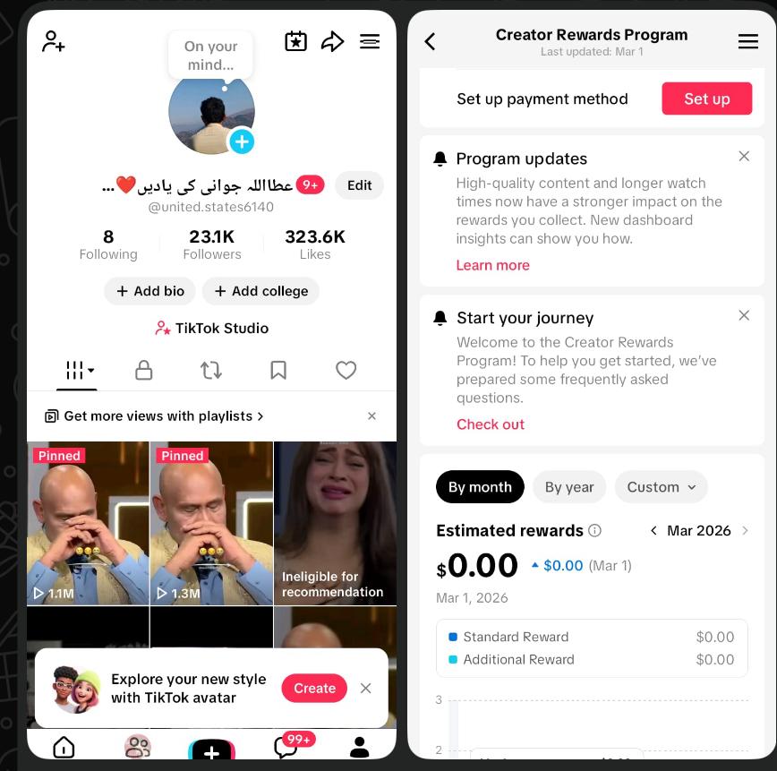Monetize tiktok 23k followers good quality