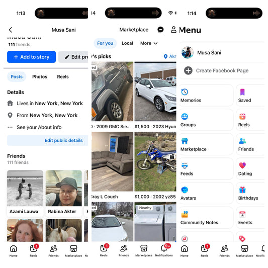 USA Facebook good profile