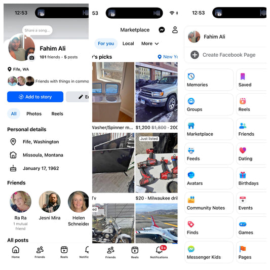 USA Facebook good profile