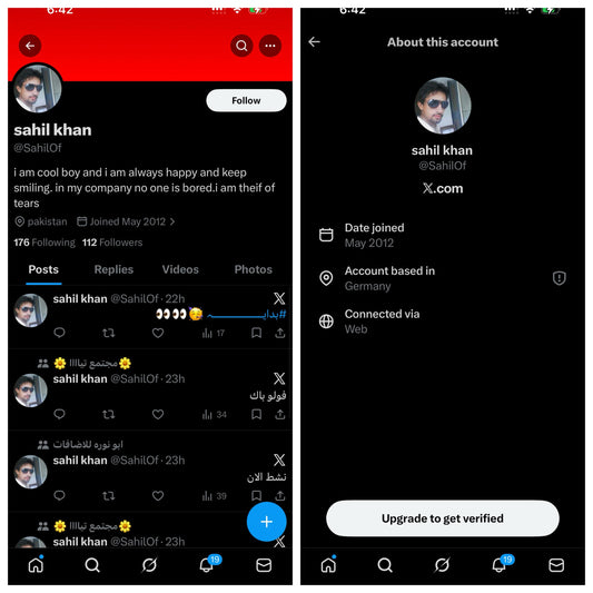 Old Twitter 100 followers