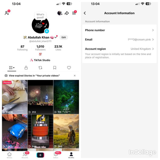 UK tiktok 1k followers