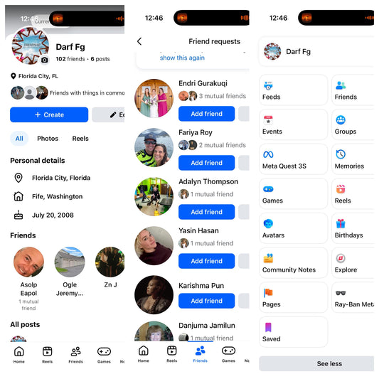 USA Facebook good profile