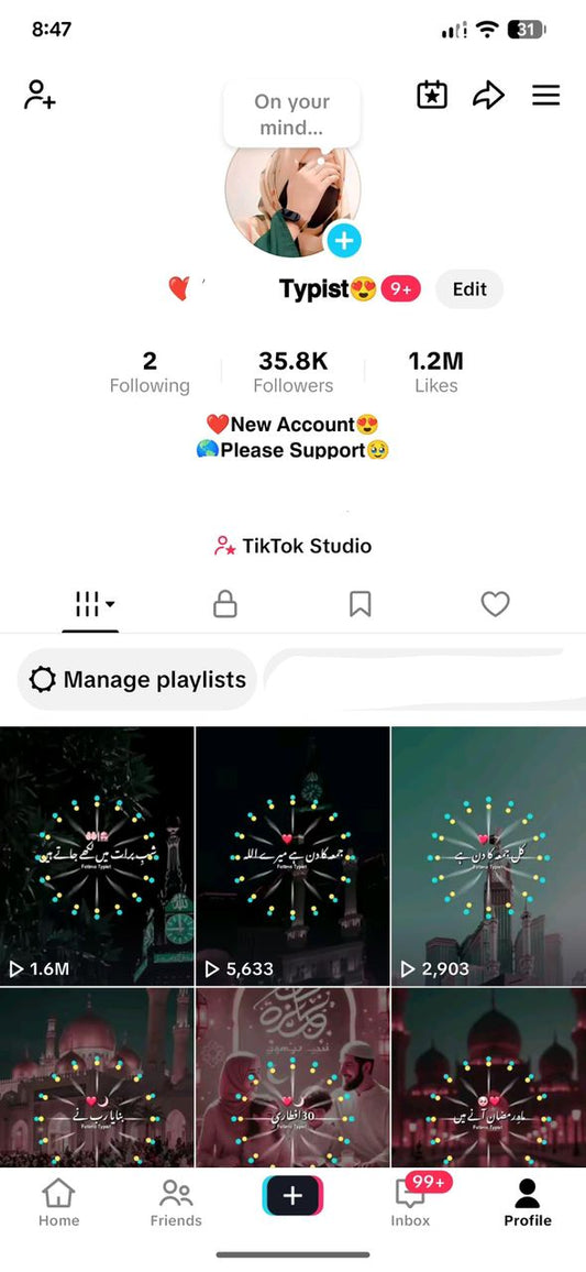 Tiktok 35k followers high quality