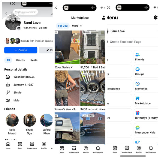 USA Facebook 1.6k real friends