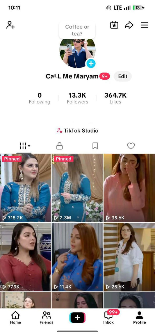 Tiktok 13k followers high quality