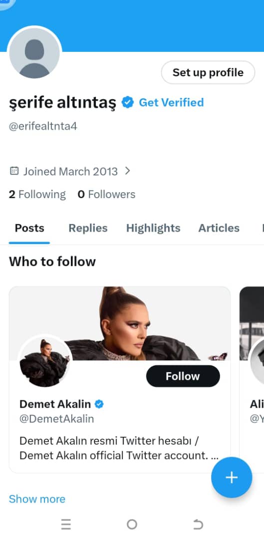 Twitter empty followers