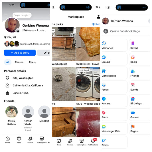 USA Facebook good profile