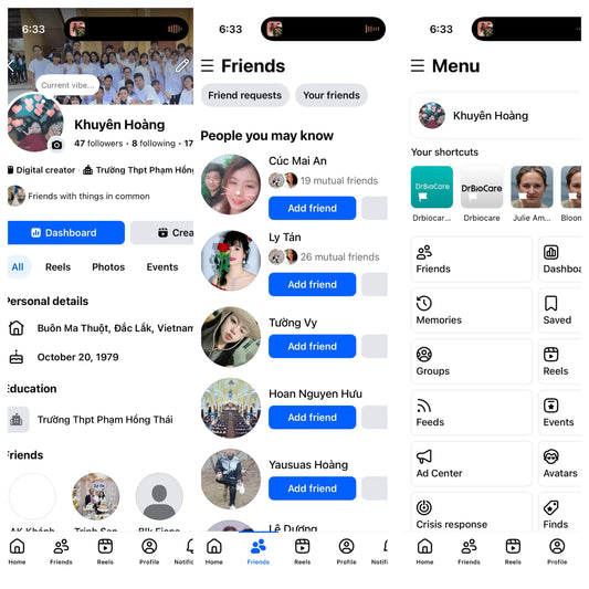 Old random Facebook good profile