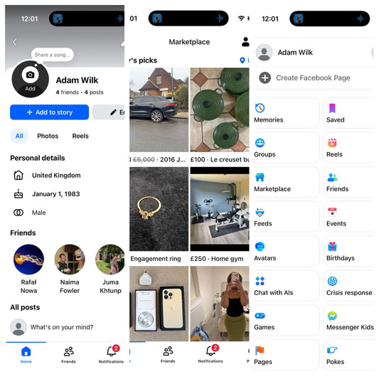 USA Facebook good profile